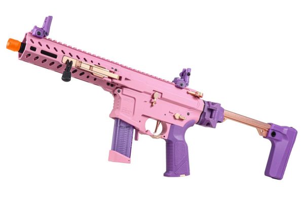 G&G FAR 9 Rapid Folding PCC Airsoft AEG Rifle (Color: Pink) - Image 2
