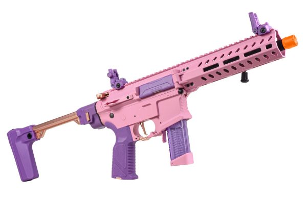 G&G FAR 9 Rapid Folding PCC Airsoft AEG Rifle (Color: Pink) - Image 3