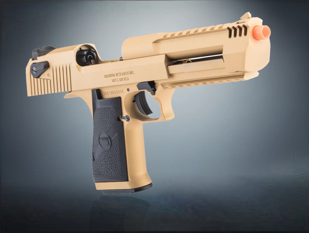 Desert Eagle Gas Blowback Airsoft Pistol by Cybergun Full Metal, Gold